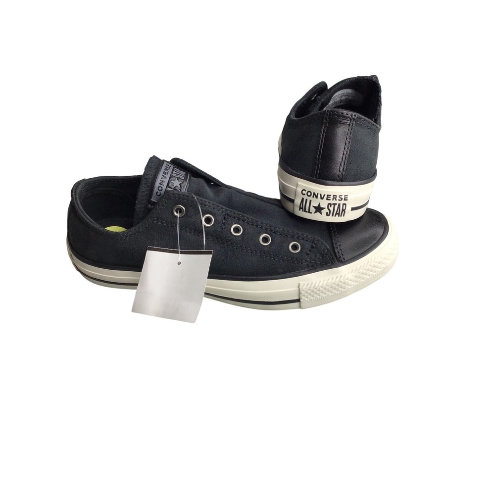 Converse Chuck Taylor All Star Slip On Black Egret Sneakers Men's 3 Women's 5